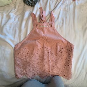 Abercrombie & Fitch pale pink tank top